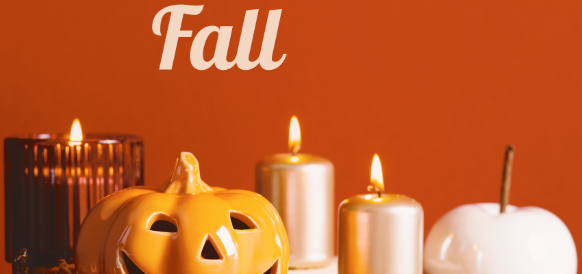 hello fall with pumpkin decorations
